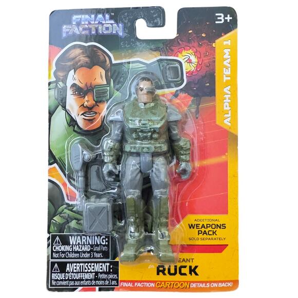 Final Faction Alpha Team 1‎ Sergeant Ruck Action Figure - Picture 1 of 5
